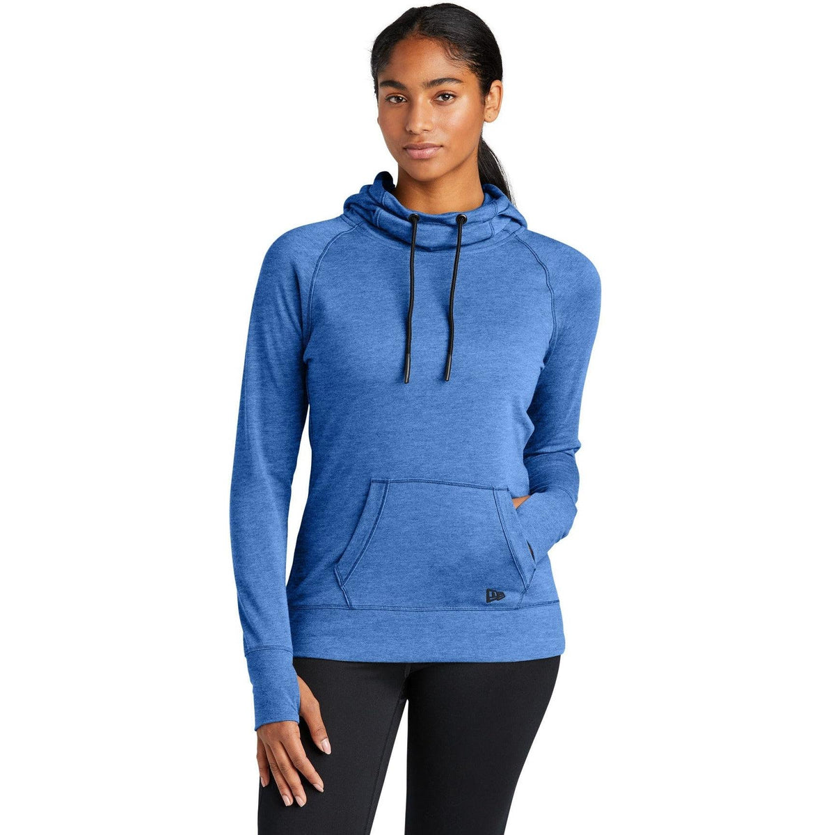no-logo New Era Women's Tri-Blend Fleece Pullover Hoodie-Hoodies-New Era-Thread Logic
