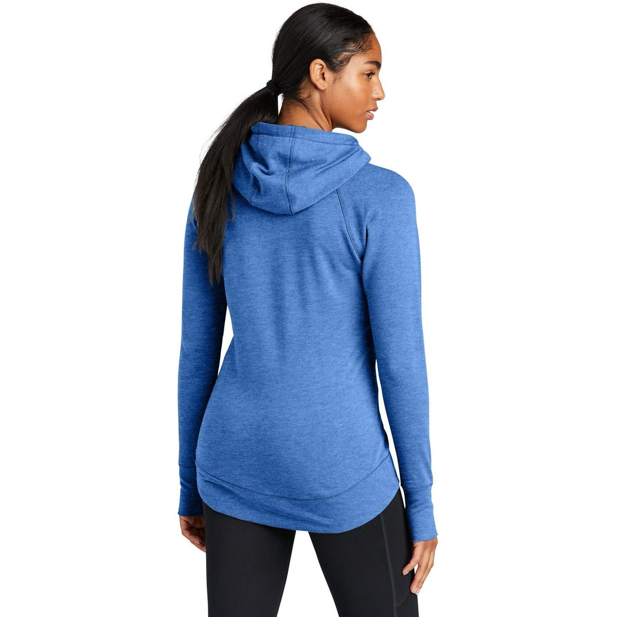 no-logo New Era Women's Tri-Blend Fleece Pullover Hoodie-Hoodies-New Era-Thread Logic