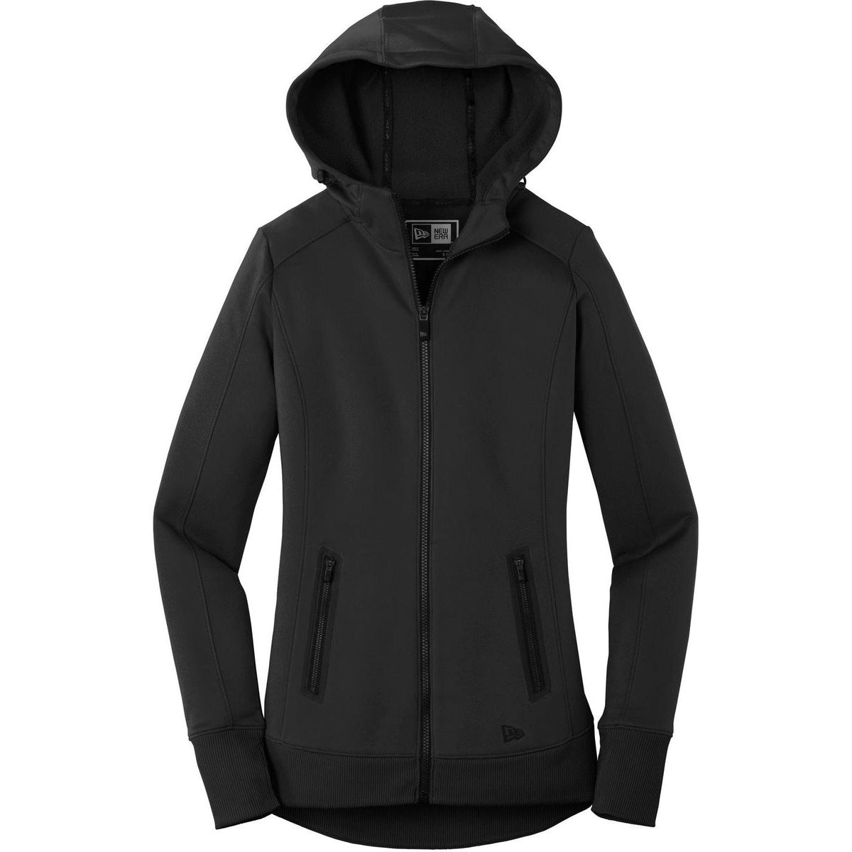 no-logo New Era Ladies Venue Fleece Full-Zip Hoodie