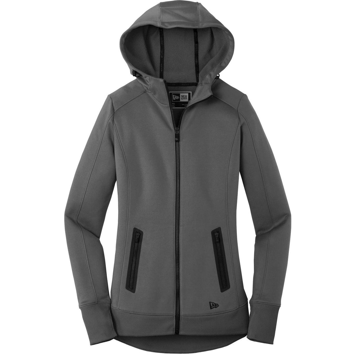 no-logo New Era Ladies Venue Fleece Full-Zip Hoodie