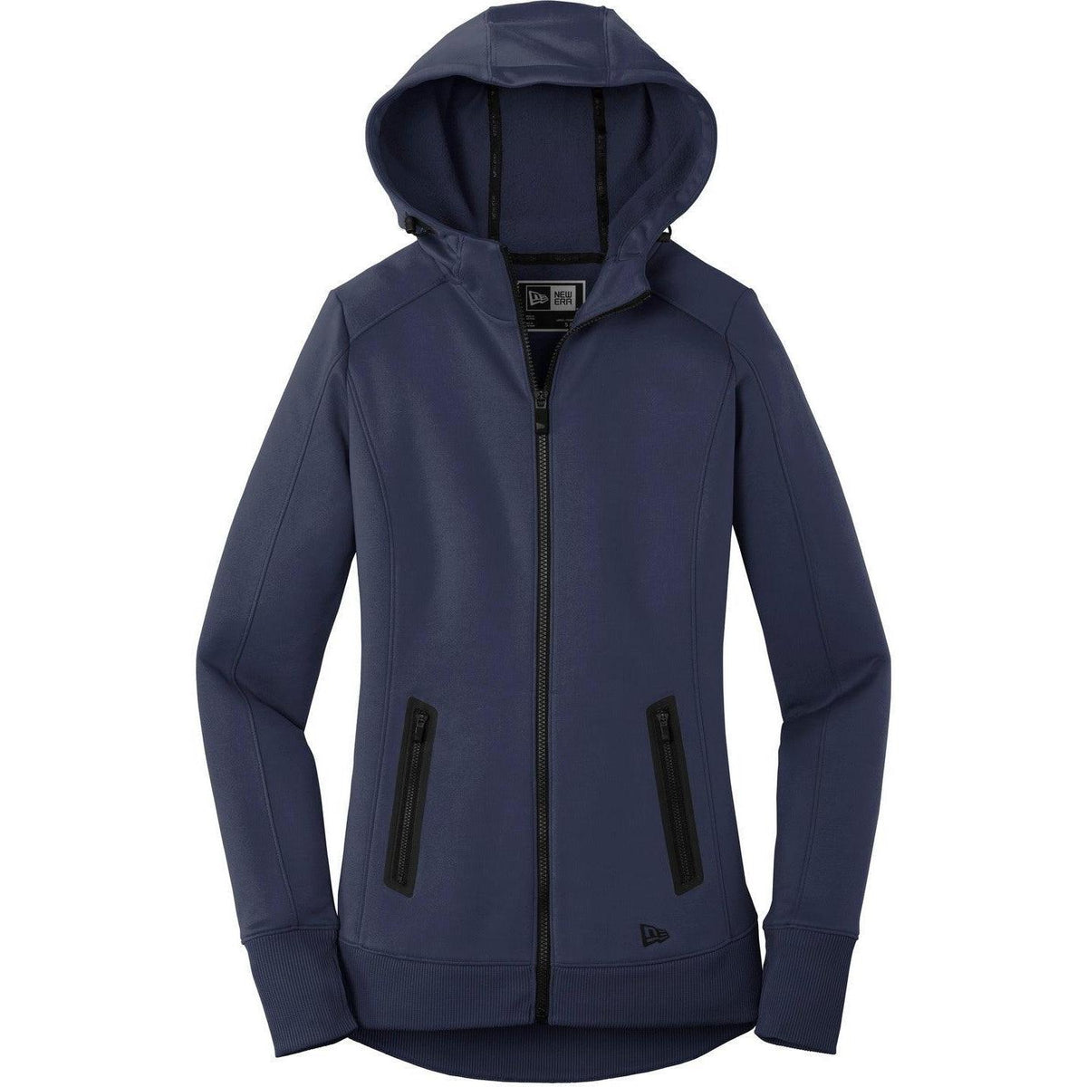 no-logo New Era Ladies Venue Fleece Full-Zip Hoodie