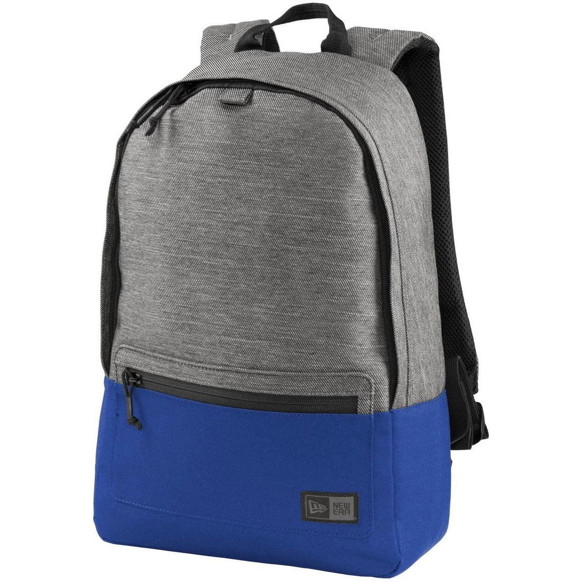 no-logo New Era Legacy Backpack-Bags-New Era-Grey Twill Heather/Royal-Thread Logic