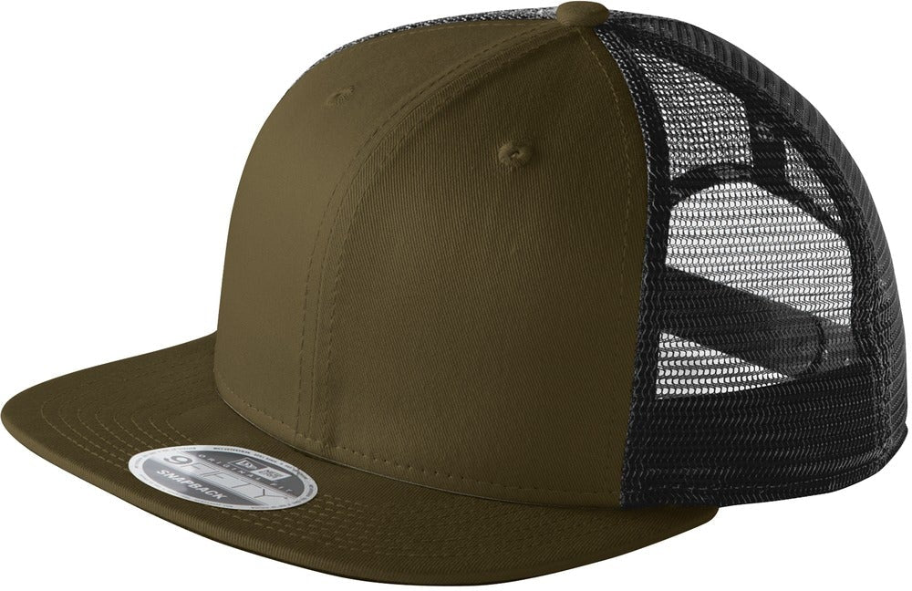 no-logo New Era Original Fit Snapback Trucker Cap-Active-New Era-Thread Logic 