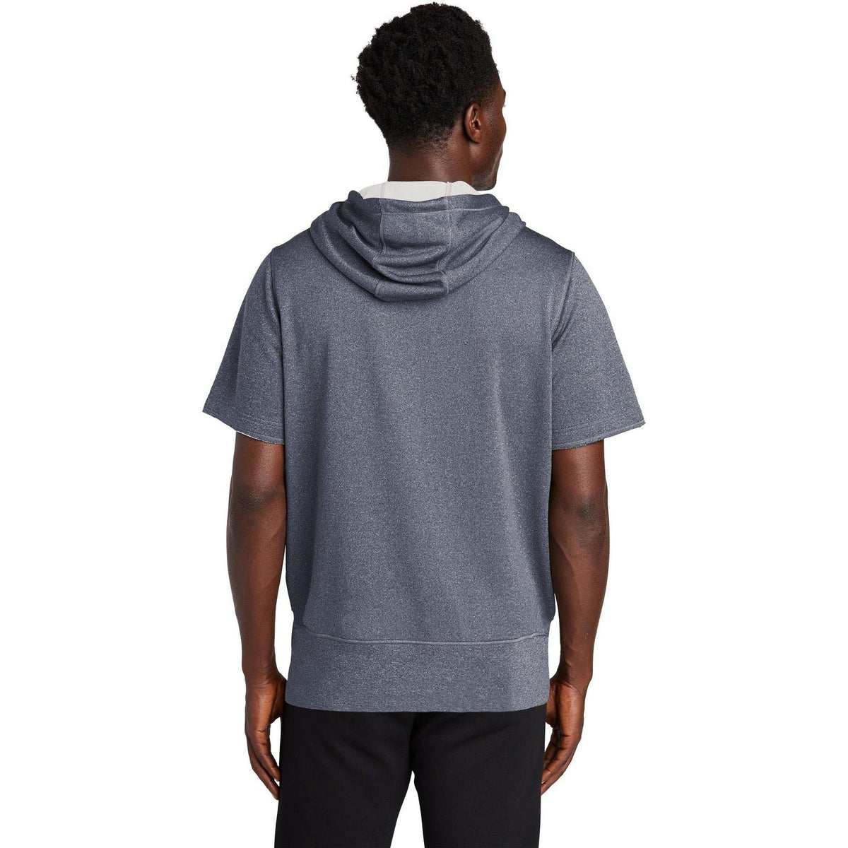 no-logo New Era  Performance Terry Short Sleeve Hoodie-Regular-New Era-Thread Logic