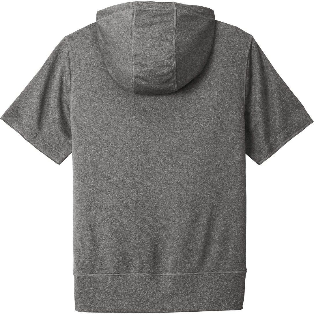 no-logo New Era  Performance Terry Short Sleeve Hoodie-Regular-New Era-Thread Logic