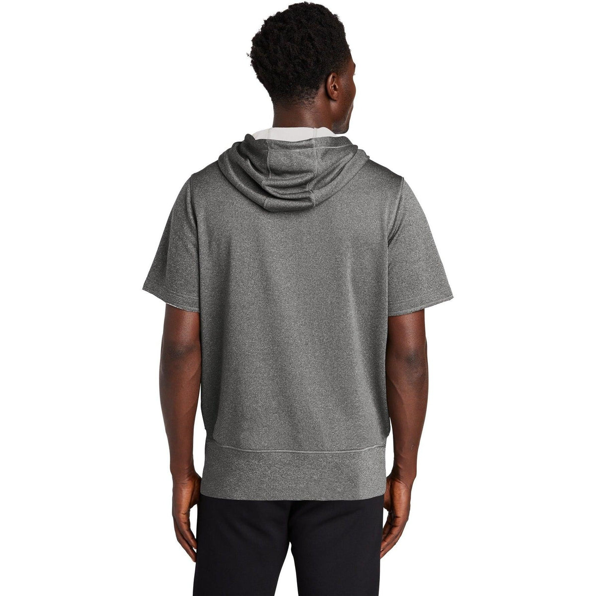 no-logo New Era  Performance Terry Short Sleeve Hoodie-Regular-New Era-Thread Logic