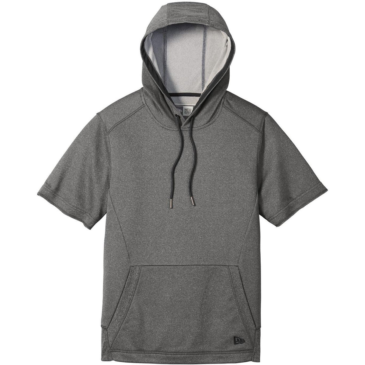 no-logo New Era  Performance Terry Short Sleeve Hoodie