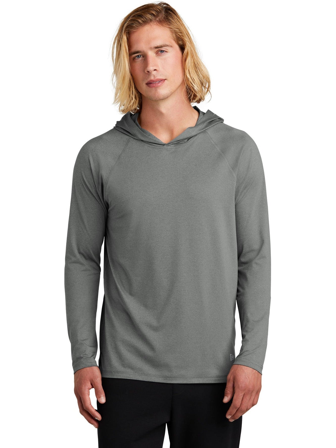 no-logo New Era Power Long Sleeve Hoodie-New-New Era-Thread Logic