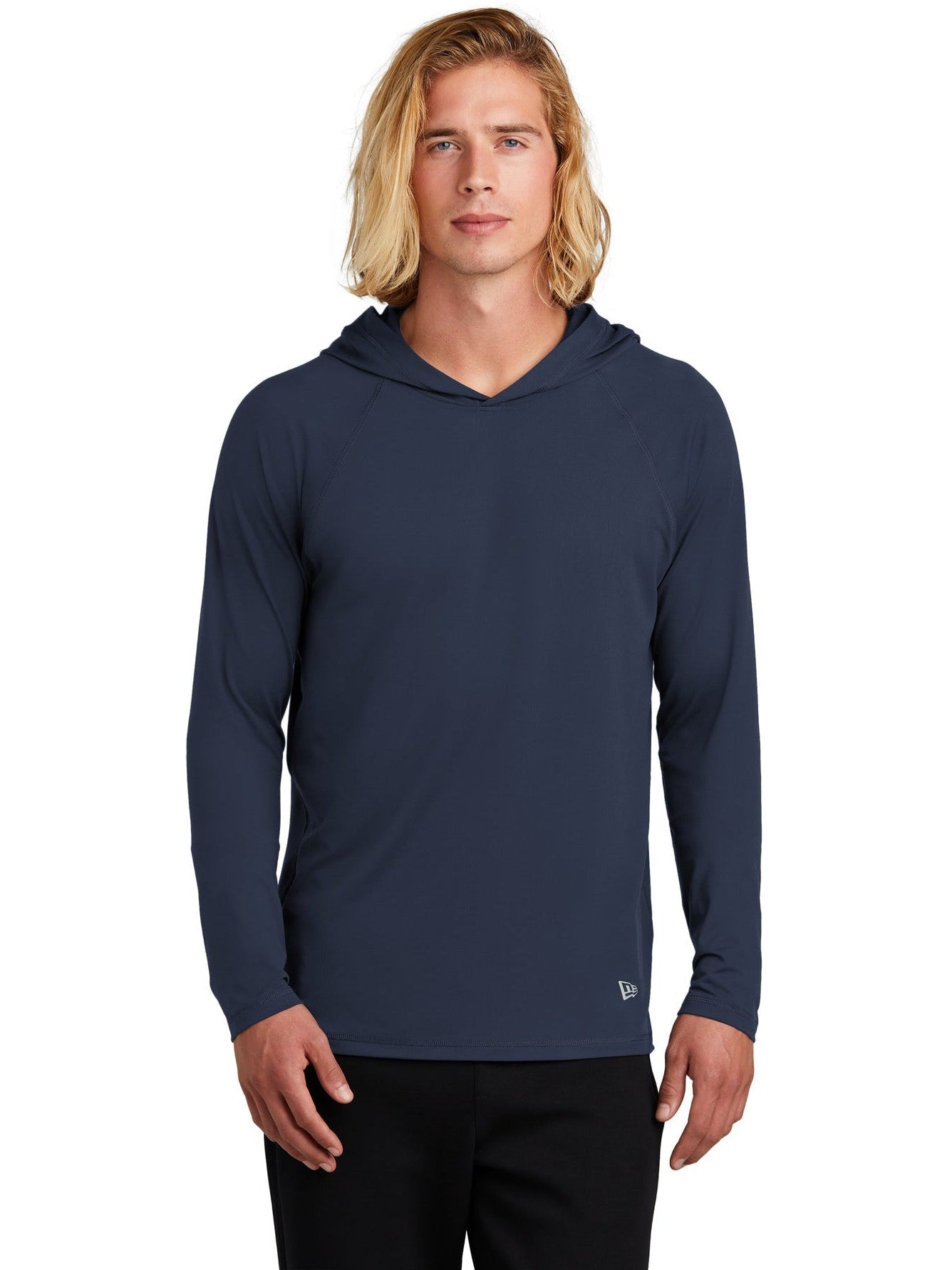 no-logo New Era Power Long Sleeve Hoodie-New-New Era-Thread Logic