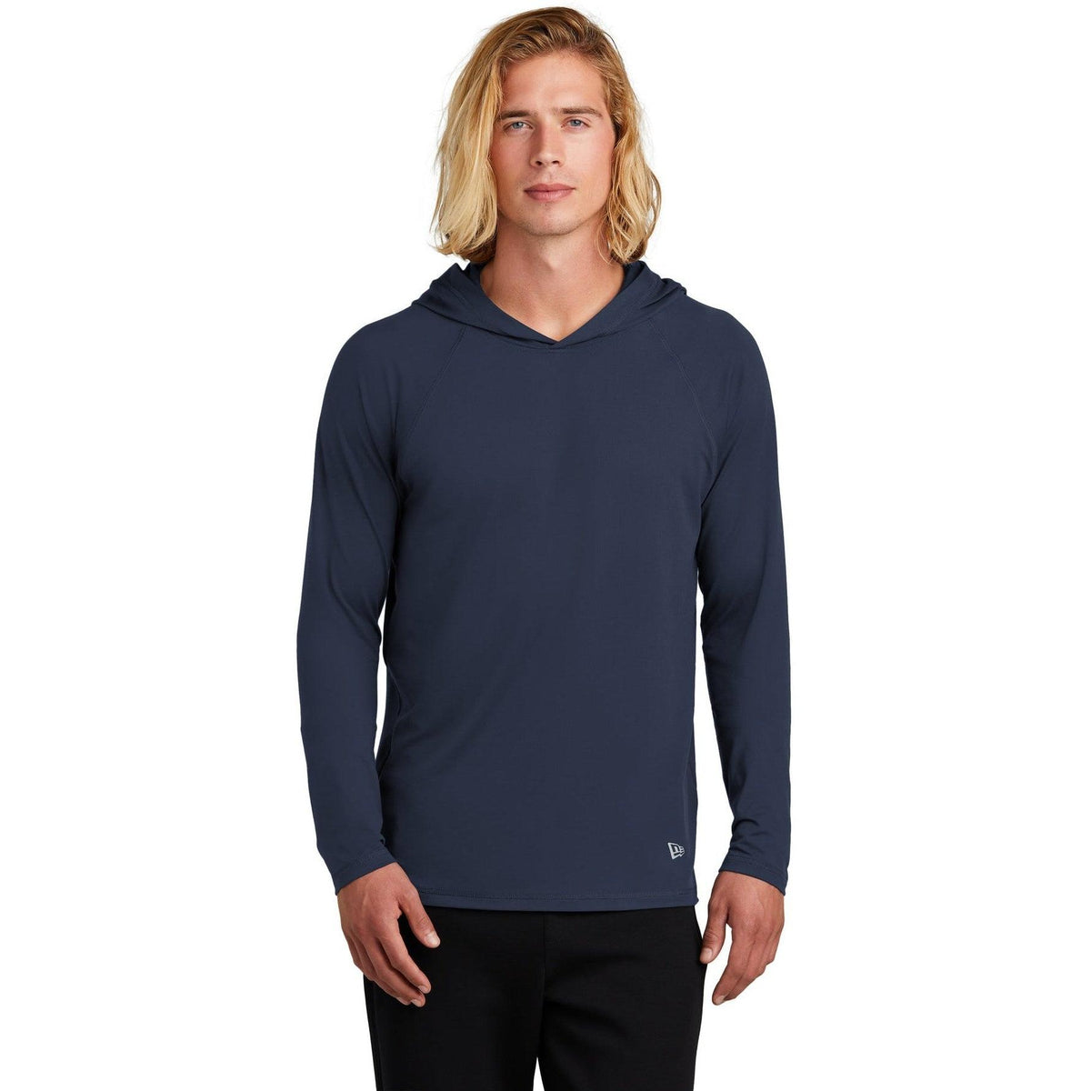 no-logo New Era Power Long Sleeve Hoodie-New-New Era-Thread Logic