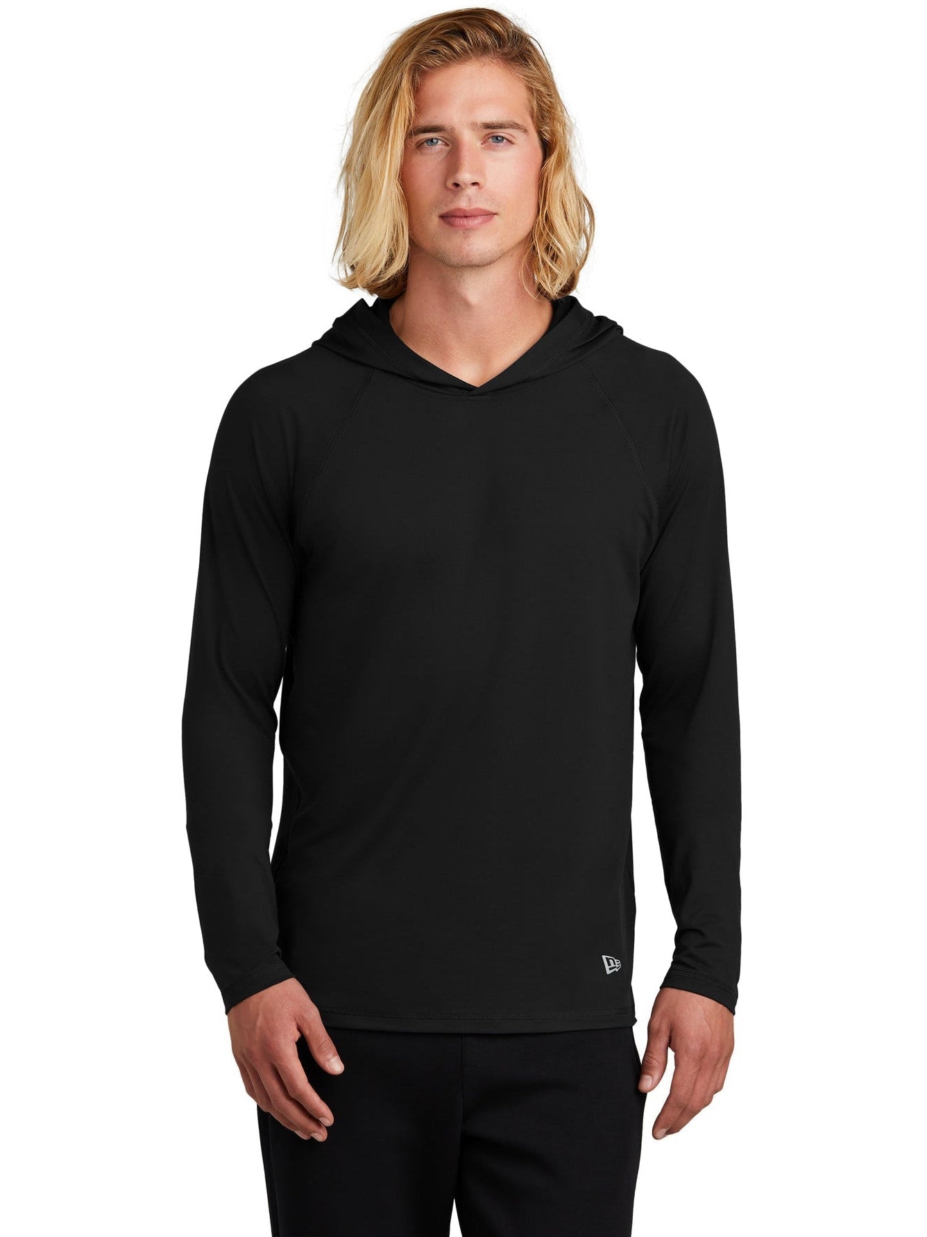 no-logo New Era Power Long Sleeve Hoodie-New-New Era-Thread Logic