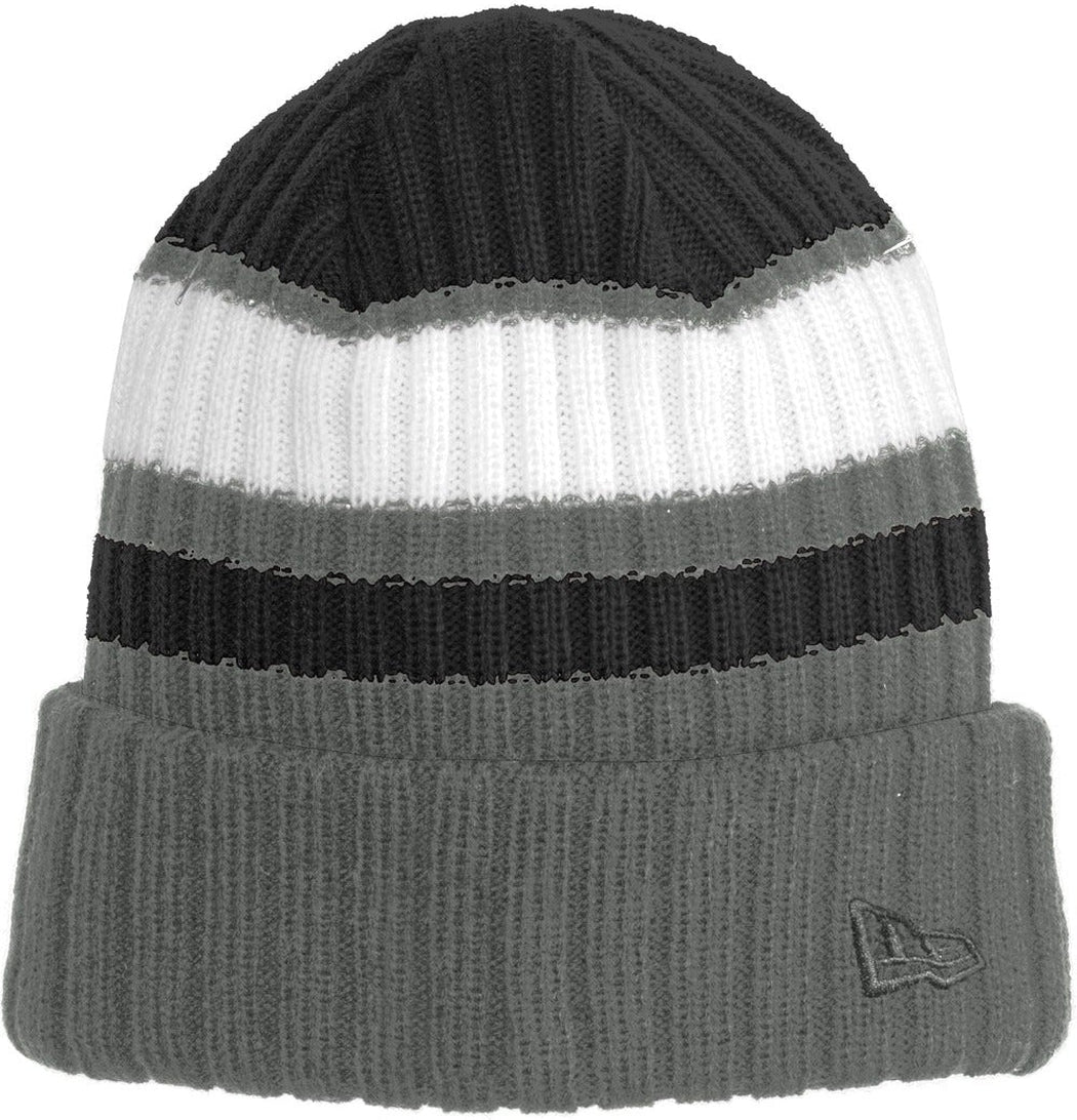 New Era Ribbed Tailgate Beanie-Regular-New Era-Black/Graphite-OSFA-Thread Logic 