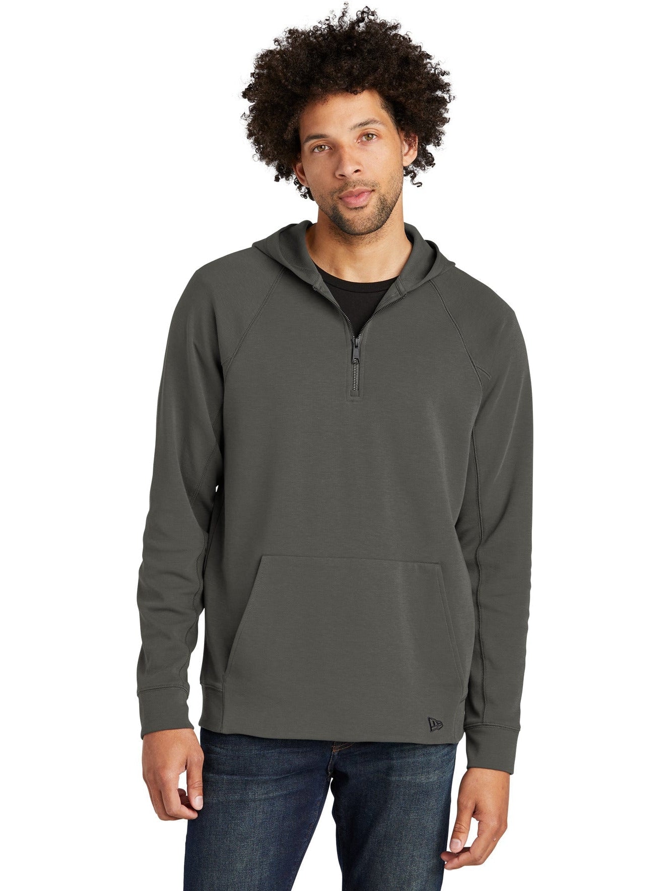 no-logo New Era STS 1/4-Zip Hoodie-Regular-New Era-Thread Logic
