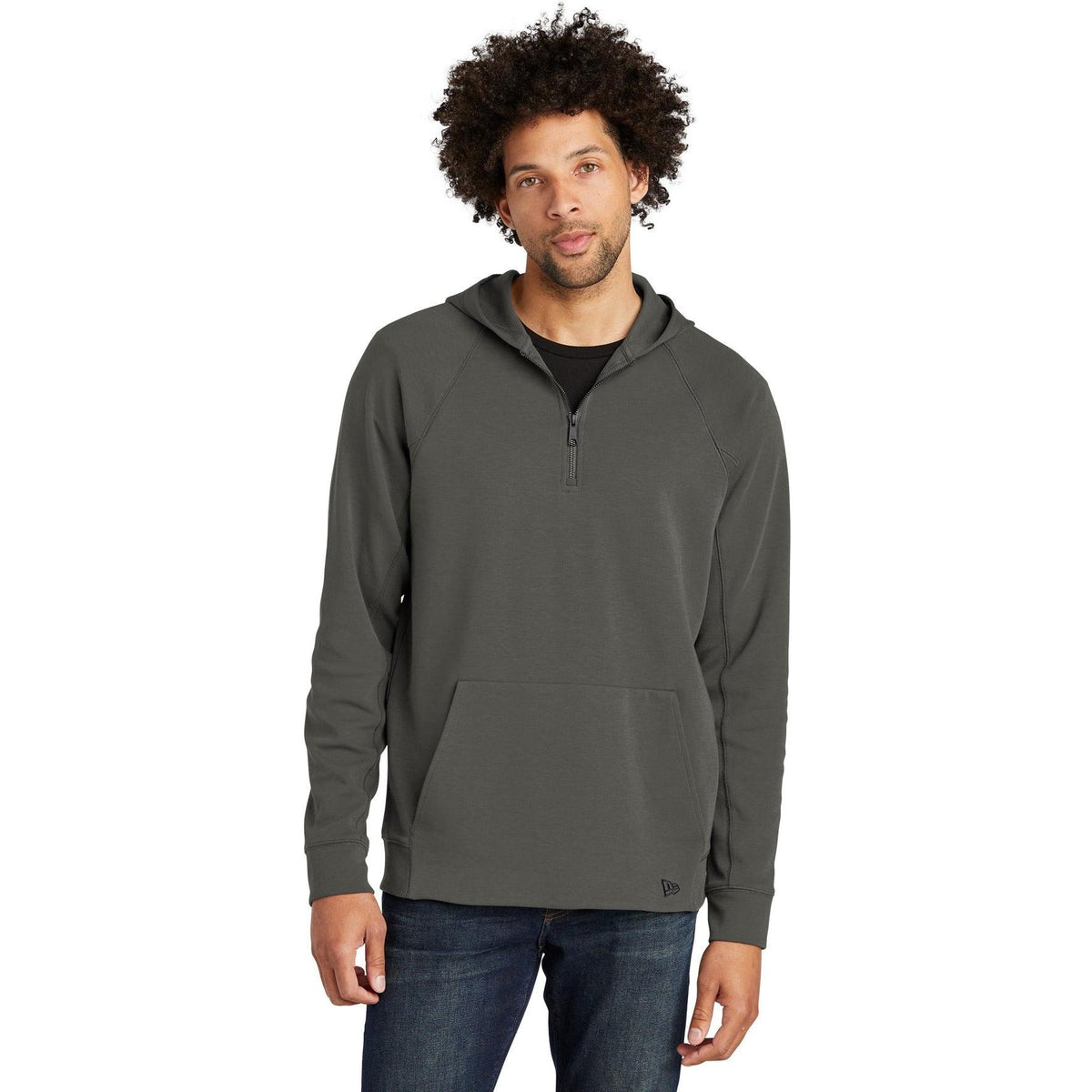 no-logo New Era STS 1/4-Zip Hoodie-Regular-New Era-Thread Logic
