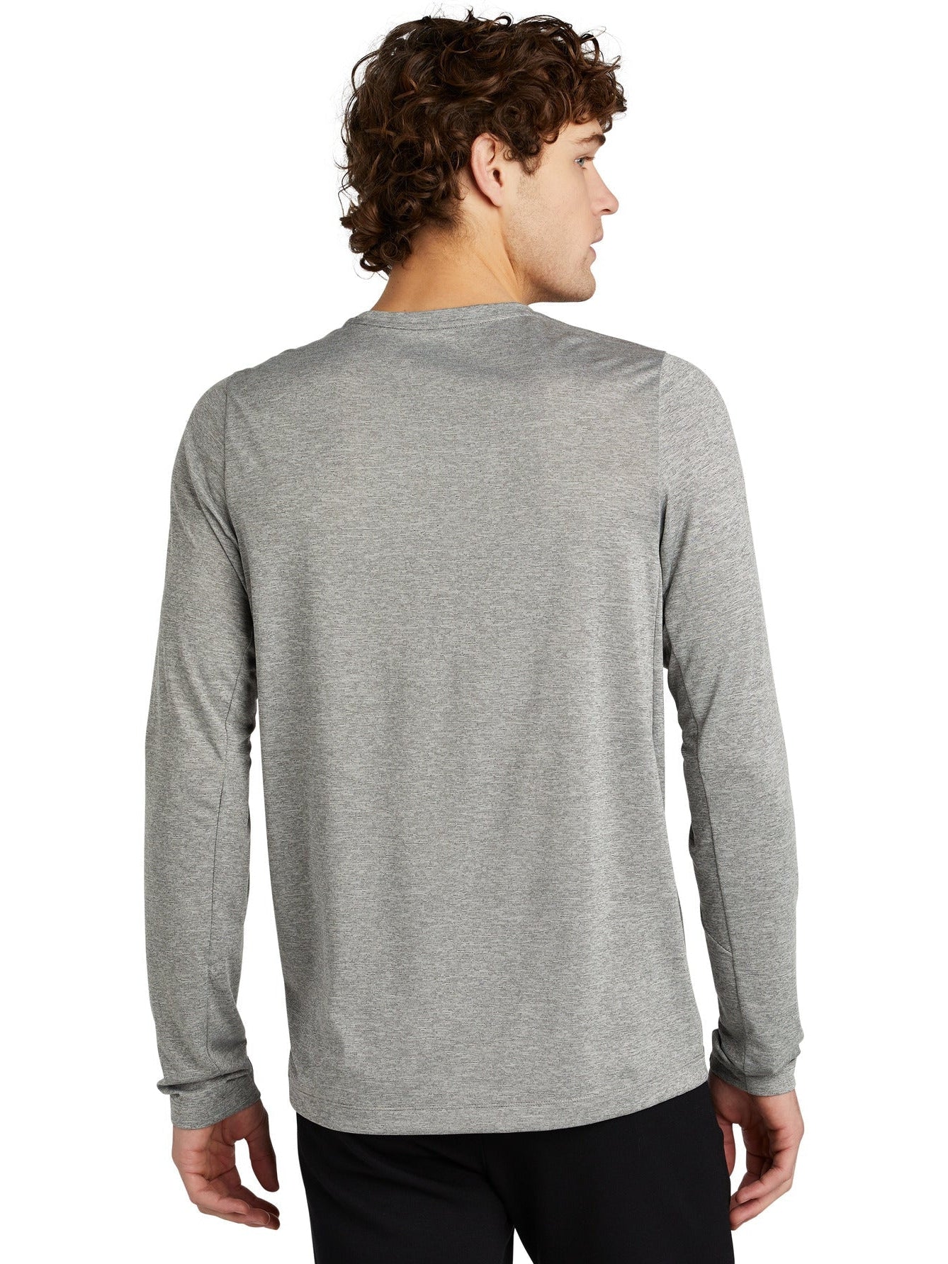 no-logo New Era Series Performance Long Sleeve Crew Tee-Regular-New Era-Thread Logic
