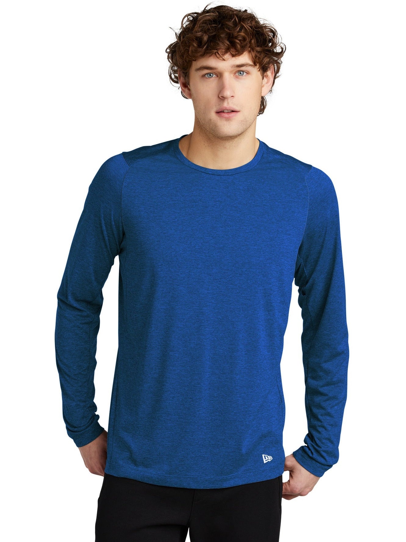 no-logo New Era Series Performance Long Sleeve Crew Tee-Regular-New Era-Thread Logic