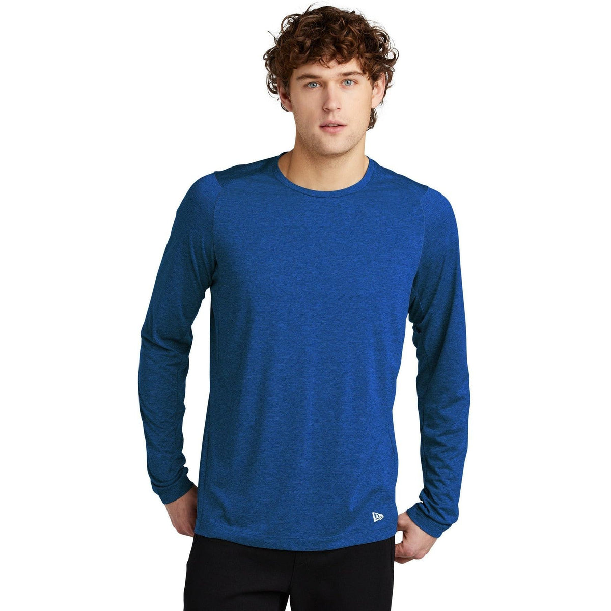 no-logo New Era Series Performance Long Sleeve Crew Tee-Regular-New Era-Thread Logic