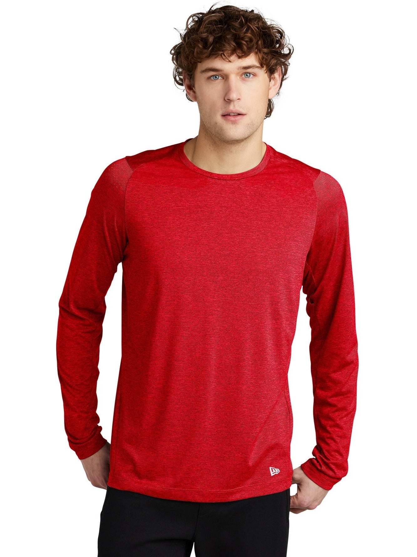 no-logo New Era Series Performance Long Sleeve Crew Tee-Regular-New Era-Thread Logic