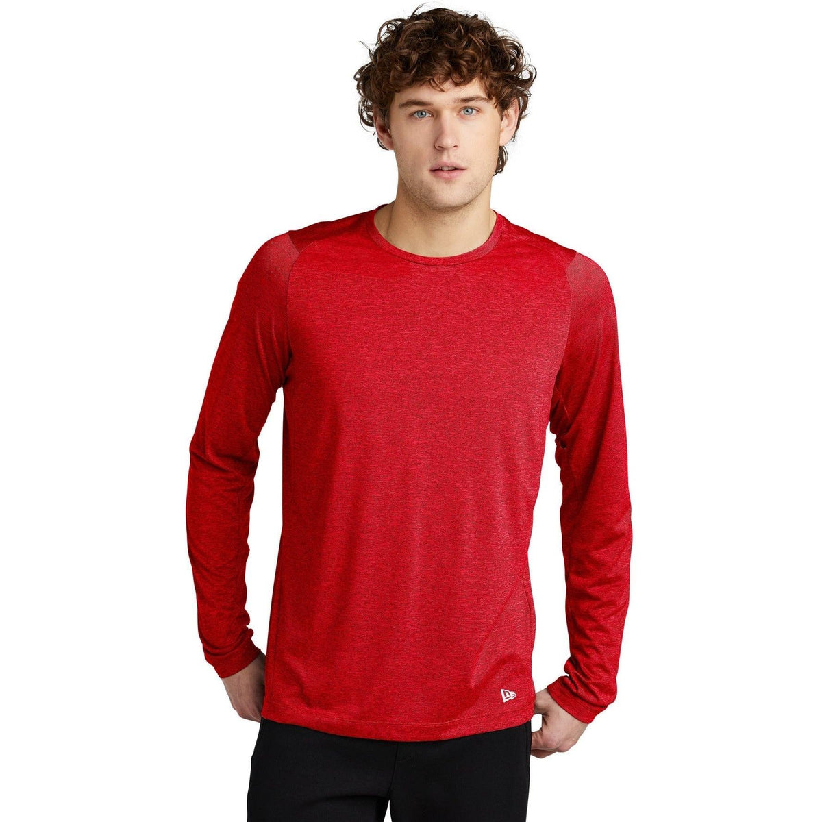 no-logo New Era Series Performance Long Sleeve Crew Tee-Regular-New Era-Thread Logic