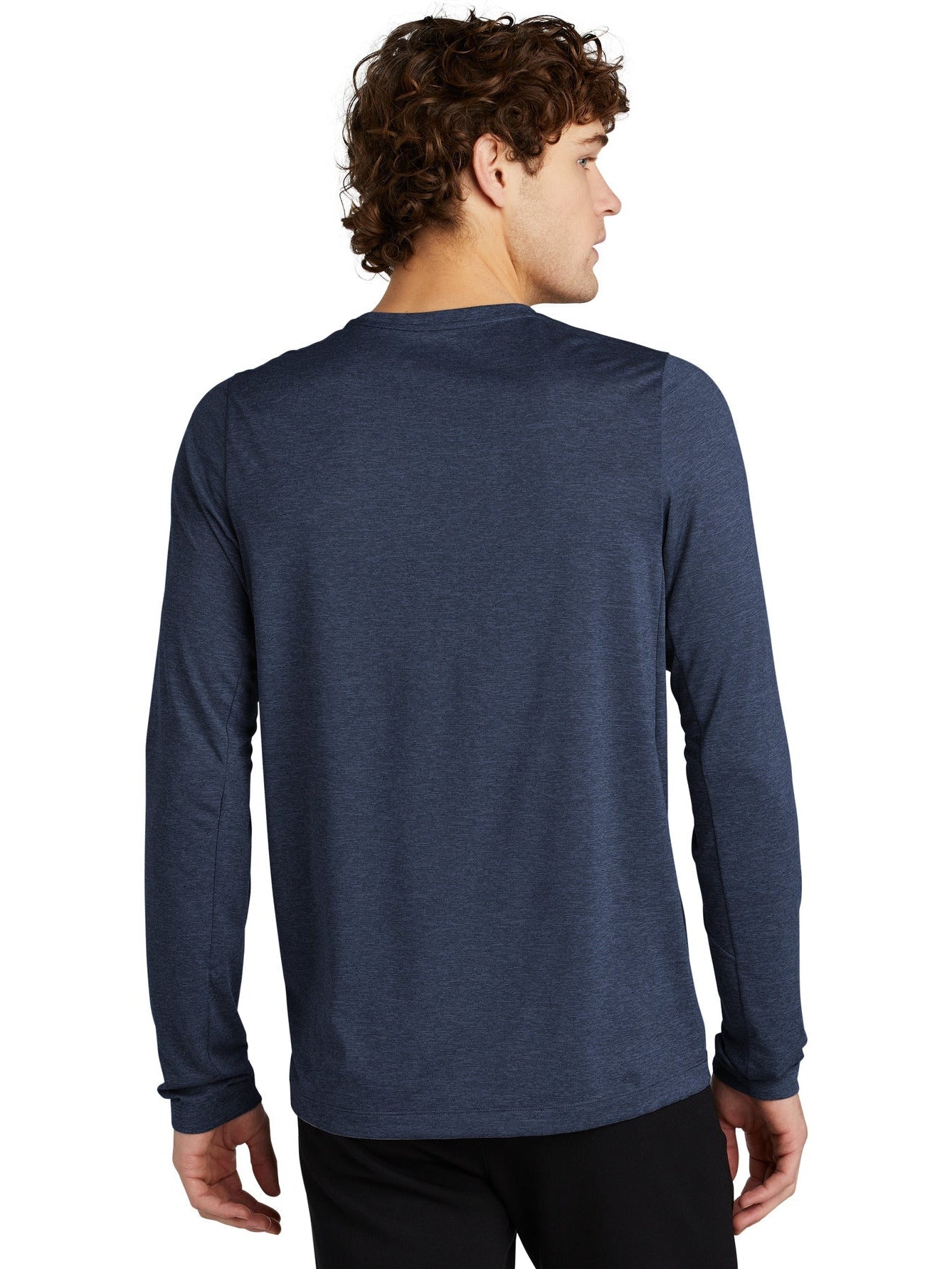 no-logo New Era Series Performance Long Sleeve Crew Tee-Regular-New Era-Thread Logic