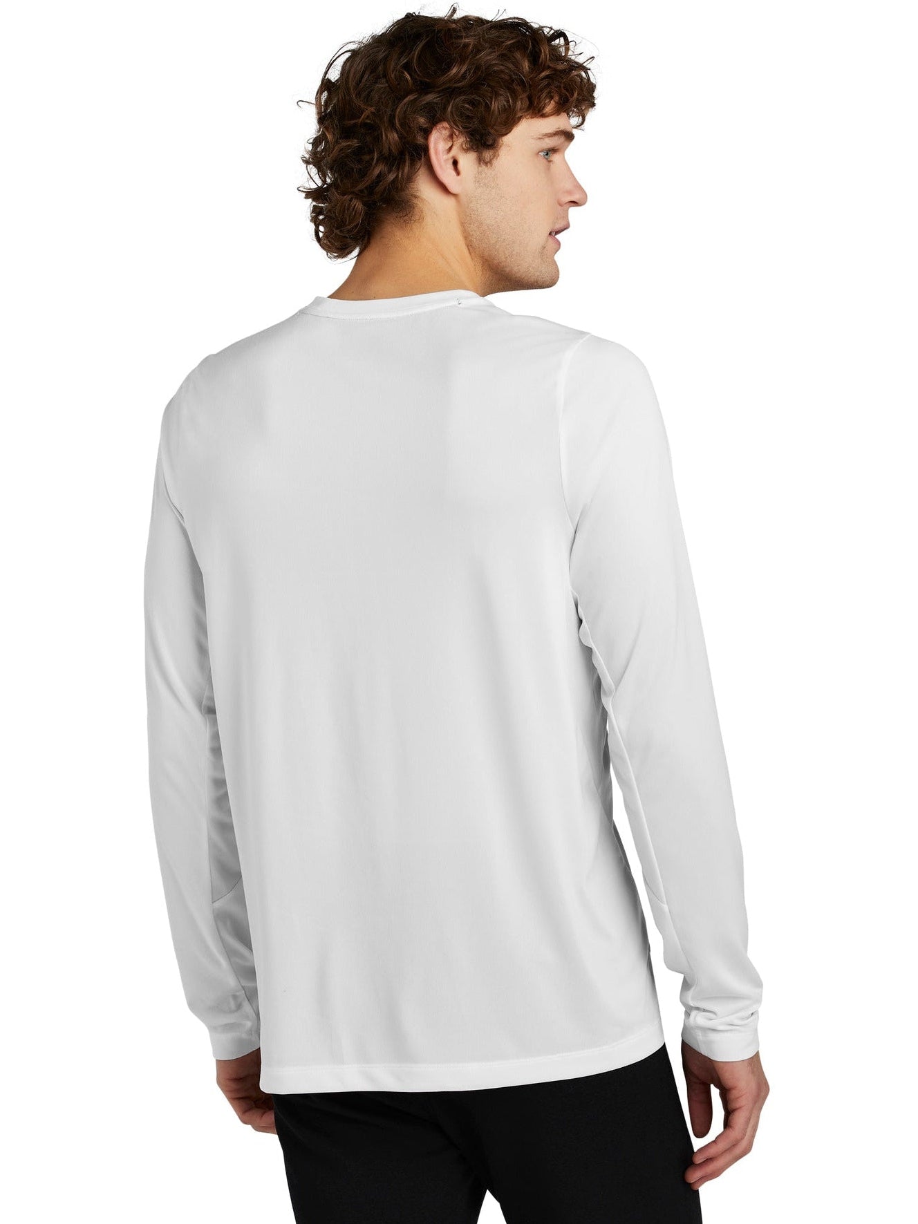 no-logo New Era Series Performance Long Sleeve Crew Tee-Regular-New Era-Thread Logic