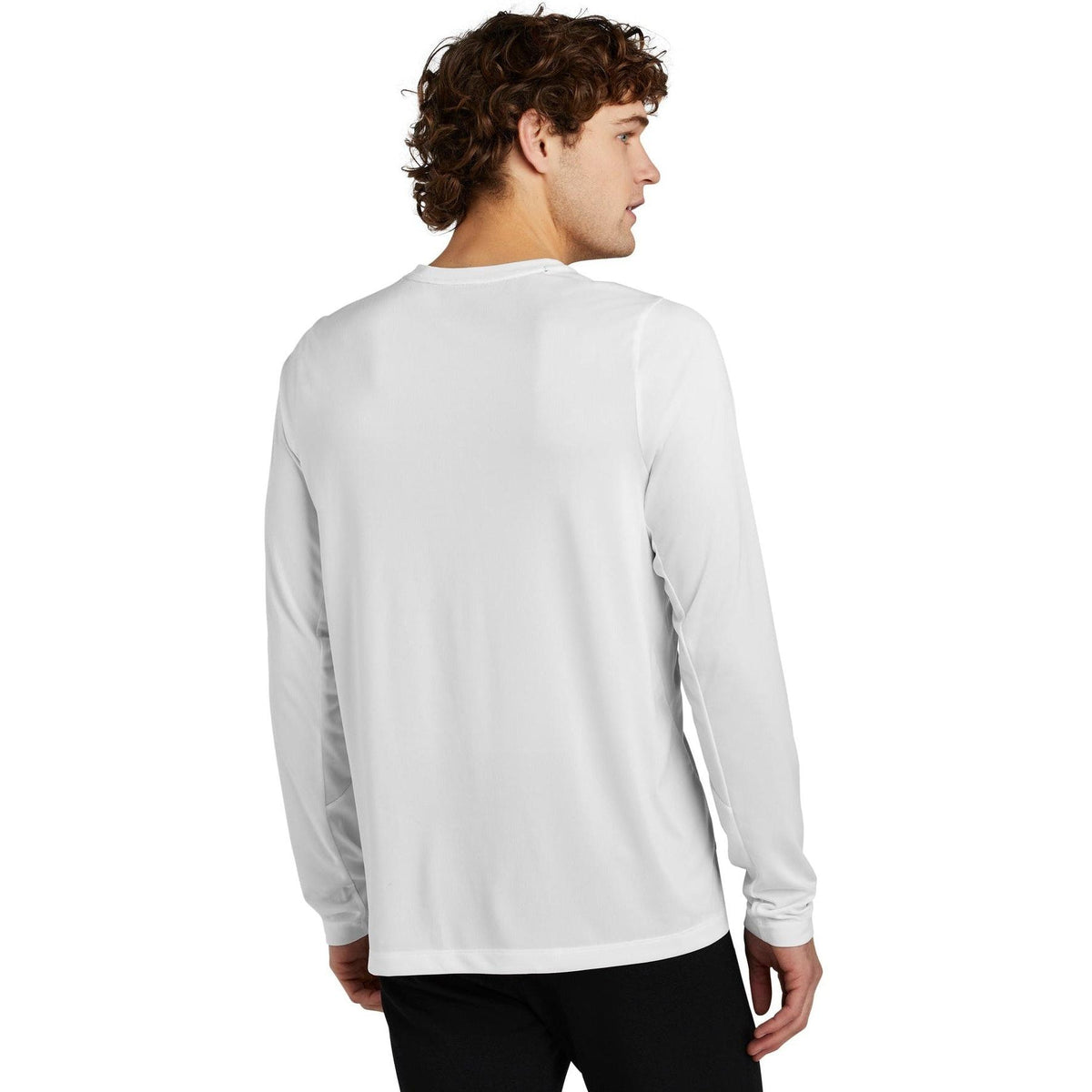no-logo New Era Series Performance Long Sleeve Crew Tee-Regular-New Era-Thread Logic