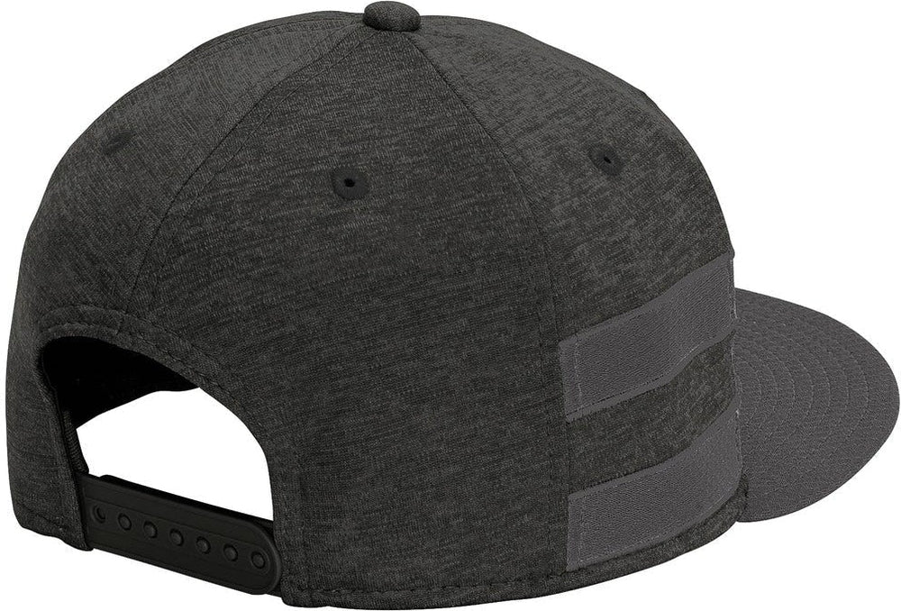 no-logo New Era Shadow Heather Striped Flat Bill Snapback Cap-Regular-New Era-Thread Logic 