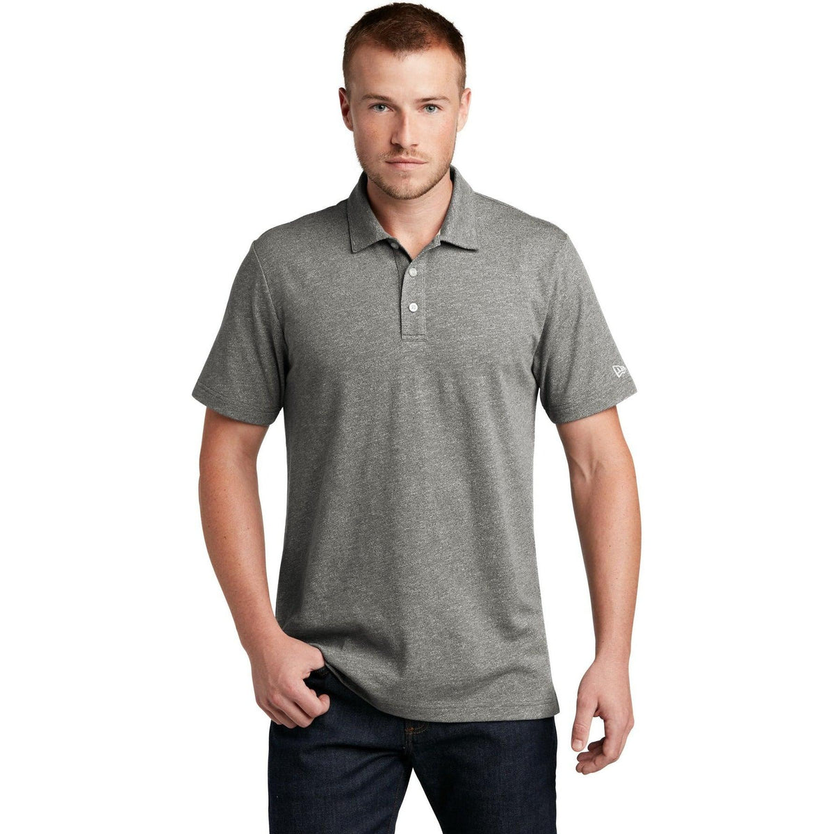 no-logo New Era Slub Twist Polo-Regular-New Era-Thread Logic