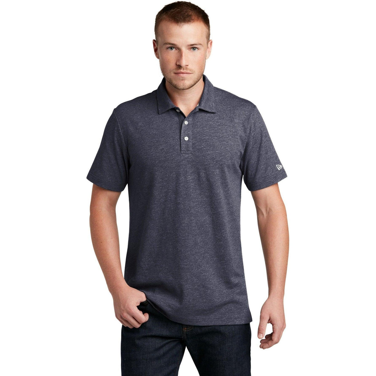 no-logo New Era Slub Twist Polo-Regular-New Era-Thread Logic