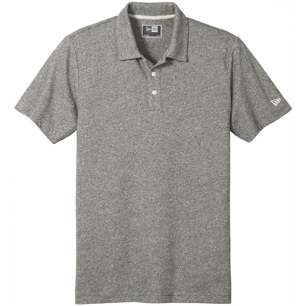 no-logo New Era Slub Twist Polo-Regular-New Era-Shadow Grey Twist-S-Thread Logic