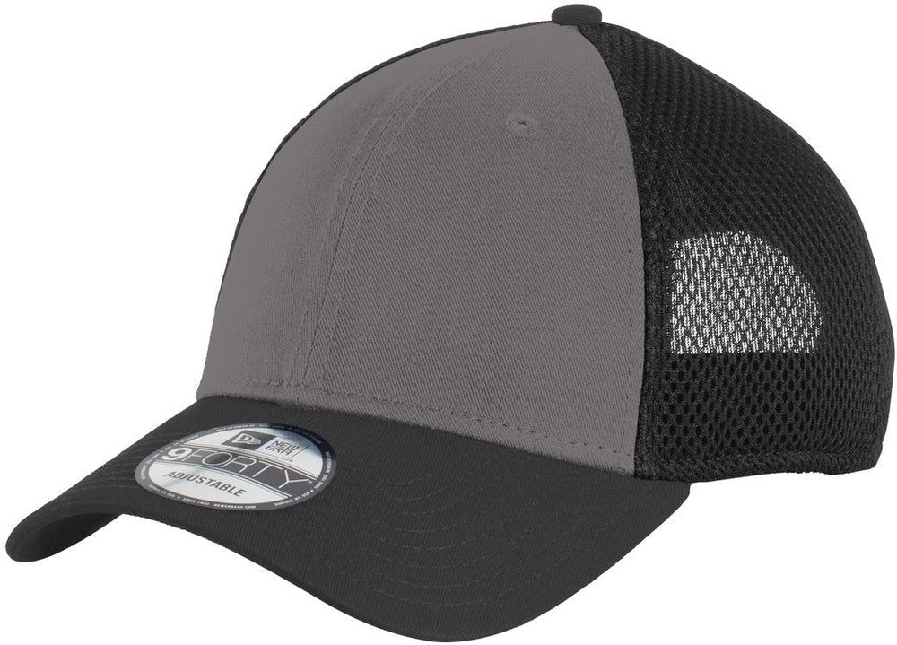 no-logo New Era Snapback Contrast Mesh Cap-Regular-New Era-Charcoal/Black-OSFA-Thread Logic 