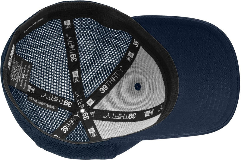 no-logo New Era Stretch Mesh Cap-Regular-New Era-Deep Navy-S/M-Thread Logic no-logo