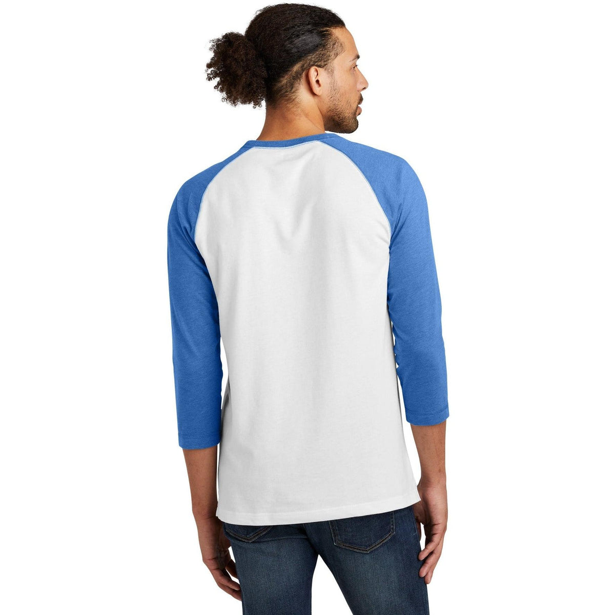 no-logo New Era Sueded Cotton 3/4-Sleeve Baseball Raglan Tee-Active-New Era-Thread Logic