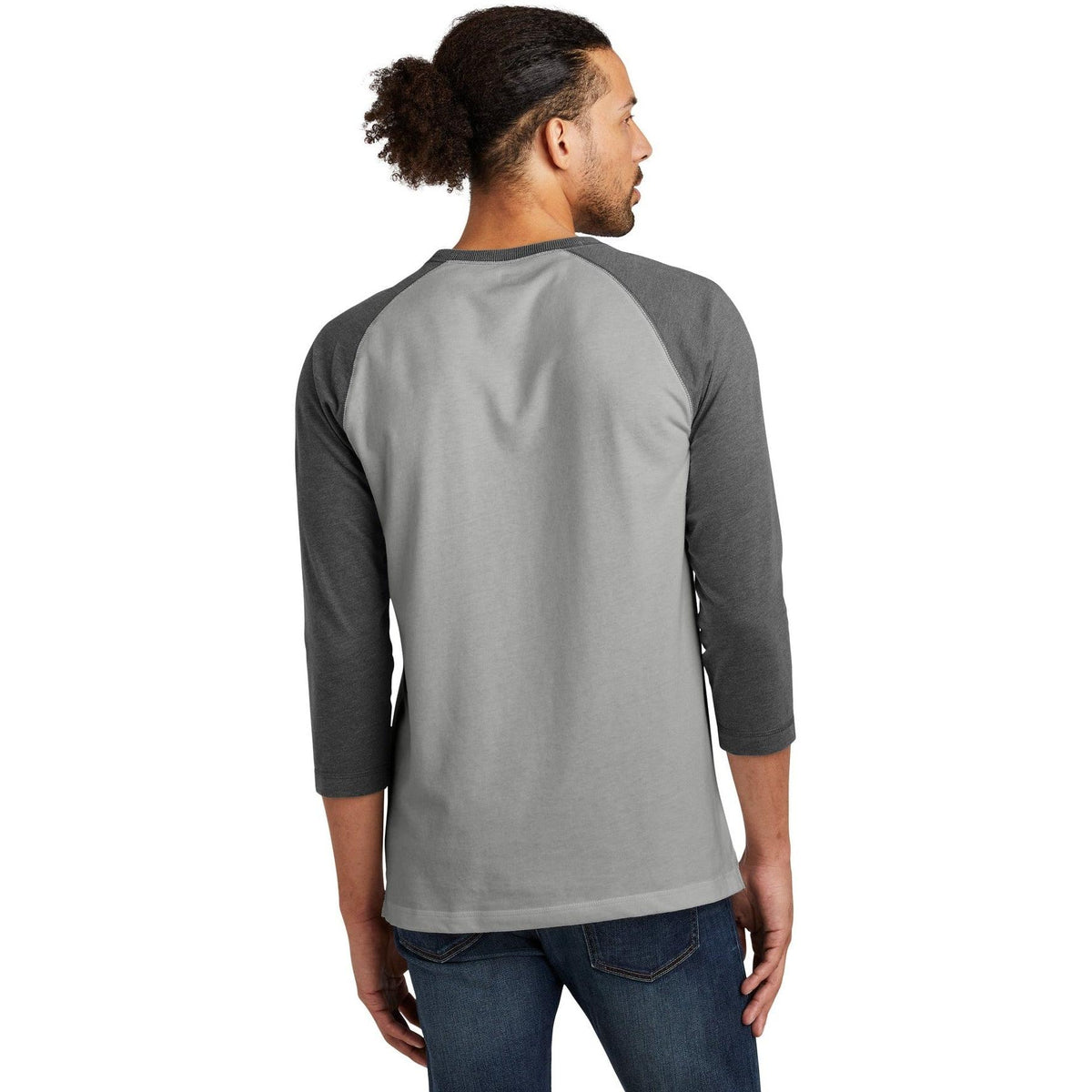 no-logo New Era Sueded Cotton 3/4-Sleeve Baseball Raglan Tee-Active-New Era-Thread Logic