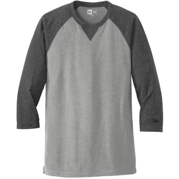 no-logo New Era Sueded Cotton 3/4-Sleeve Baseball Raglan Tee-Active-New Era-Thread Logic
