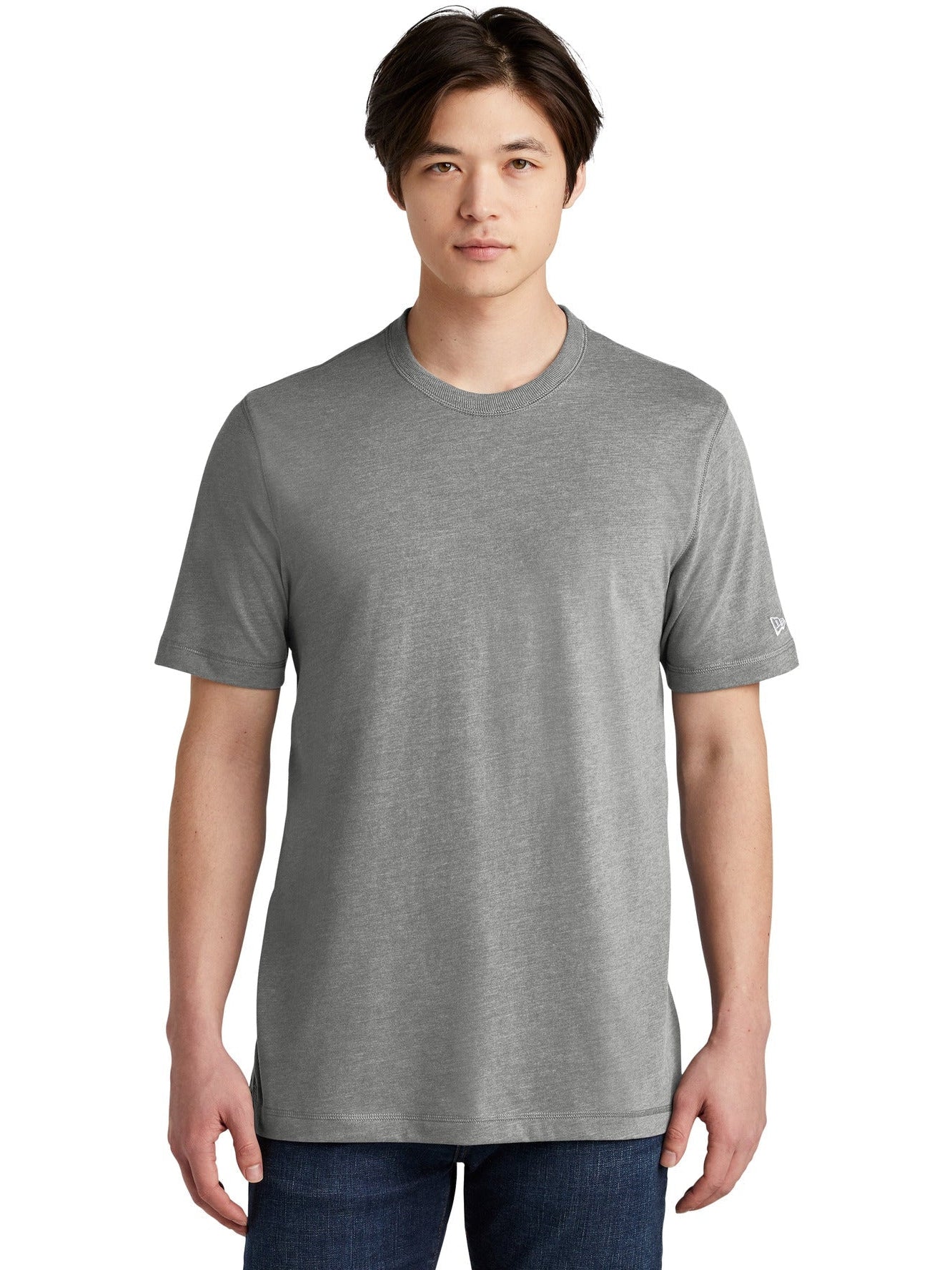 no-logo New Era Sueded Cotton Crew Tee-Active-New Era-Thread Logic