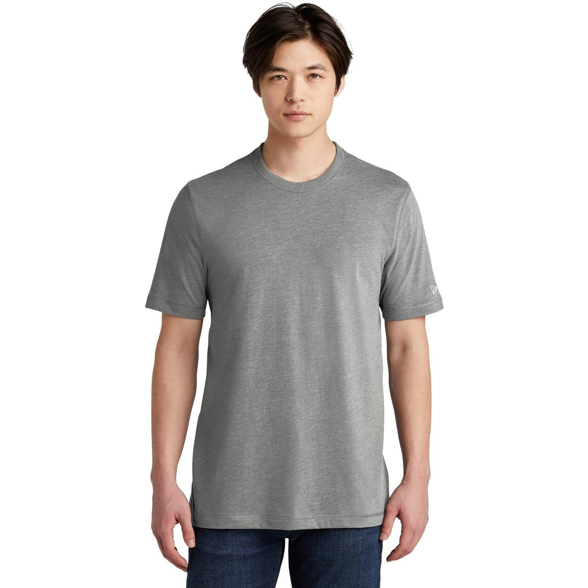 no-logo New Era Sueded Cotton Crew Tee-Polos-New Era-Thread Logic