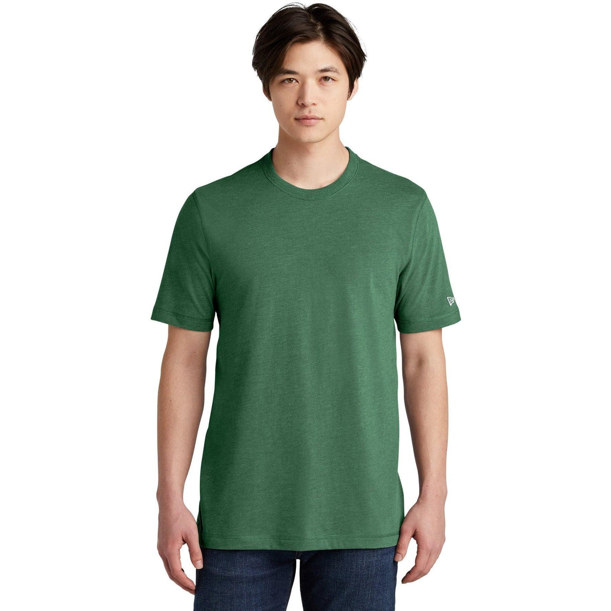 no-logo New Era Sueded Cotton Crew Tee-Polos-New Era-Thread Logic
