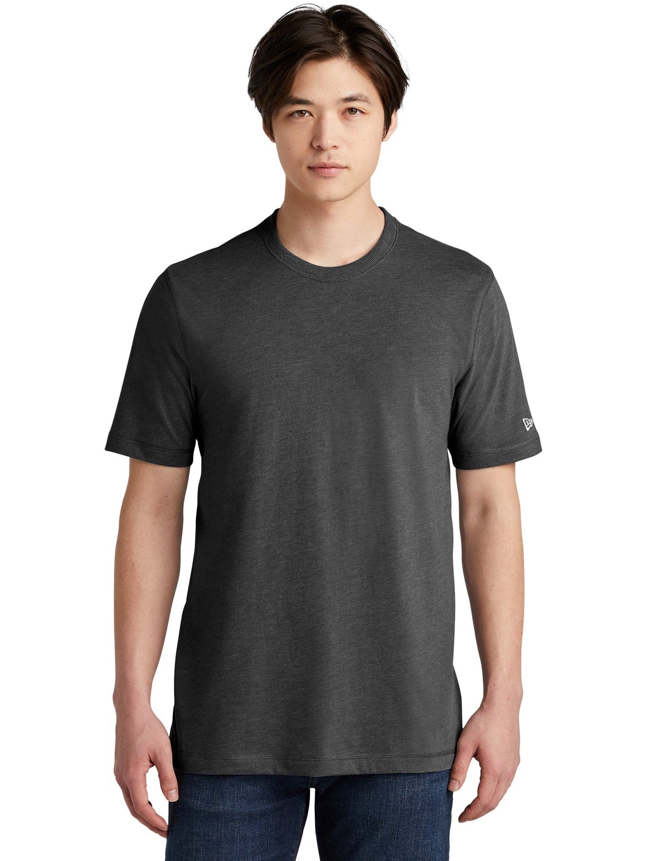 no-logo New Era Sueded Cotton Crew Tee-Active-New Era-Thread Logic