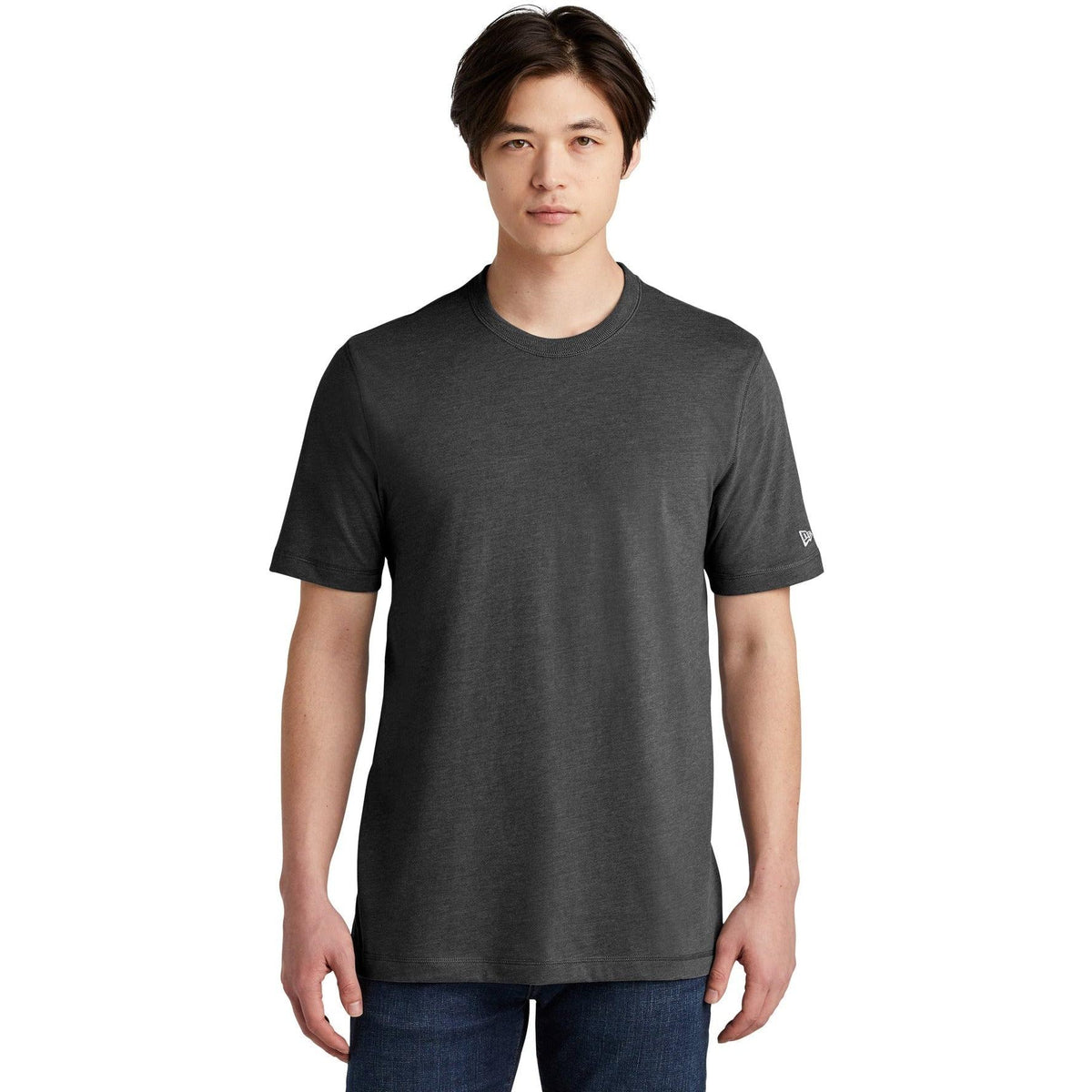no-logo New Era Sueded Cotton Crew Tee-Polos-New Era-Thread Logic