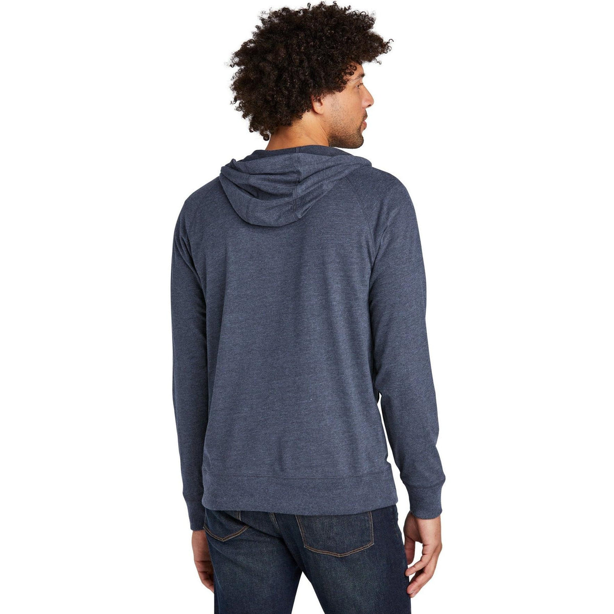 no-logo New Era Sueded Cotton Full-Zip Hoodie-Full Zips-New Era-Thread Logic