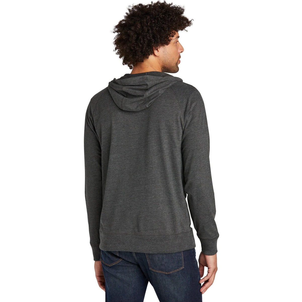 no-logo New Era Sueded Cotton Full-Zip Hoodie-Full Zips-New Era-Thread Logic