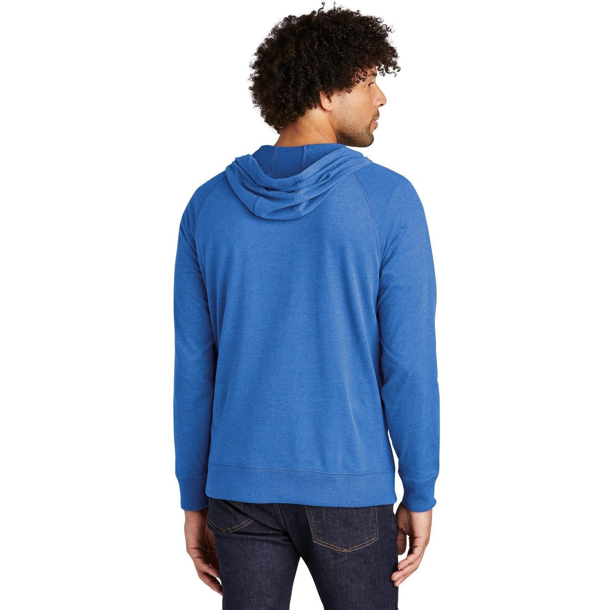 no-logo New Era Sueded Cotton Full-Zip Hoodie-Full Zips-New Era-Thread Logic