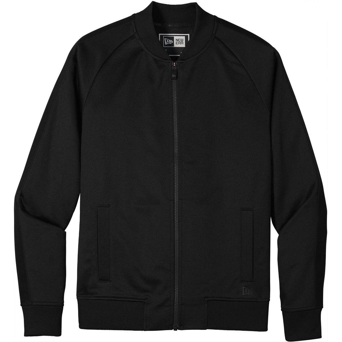 no-logo New Era Track Jacket-Active-New Era-Black/Black-S-Thread Logic