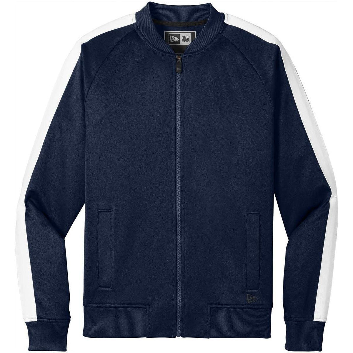 no-logo New Era Track Jacket-Active-New Era-True Navy/White-S-Thread Logic