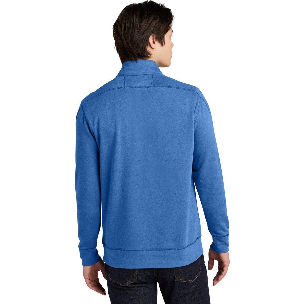 no-logo New Era Tri-Blend Fleece 1/4-Zip Pullover-Quarter Zips-New Era-Thread Logic
