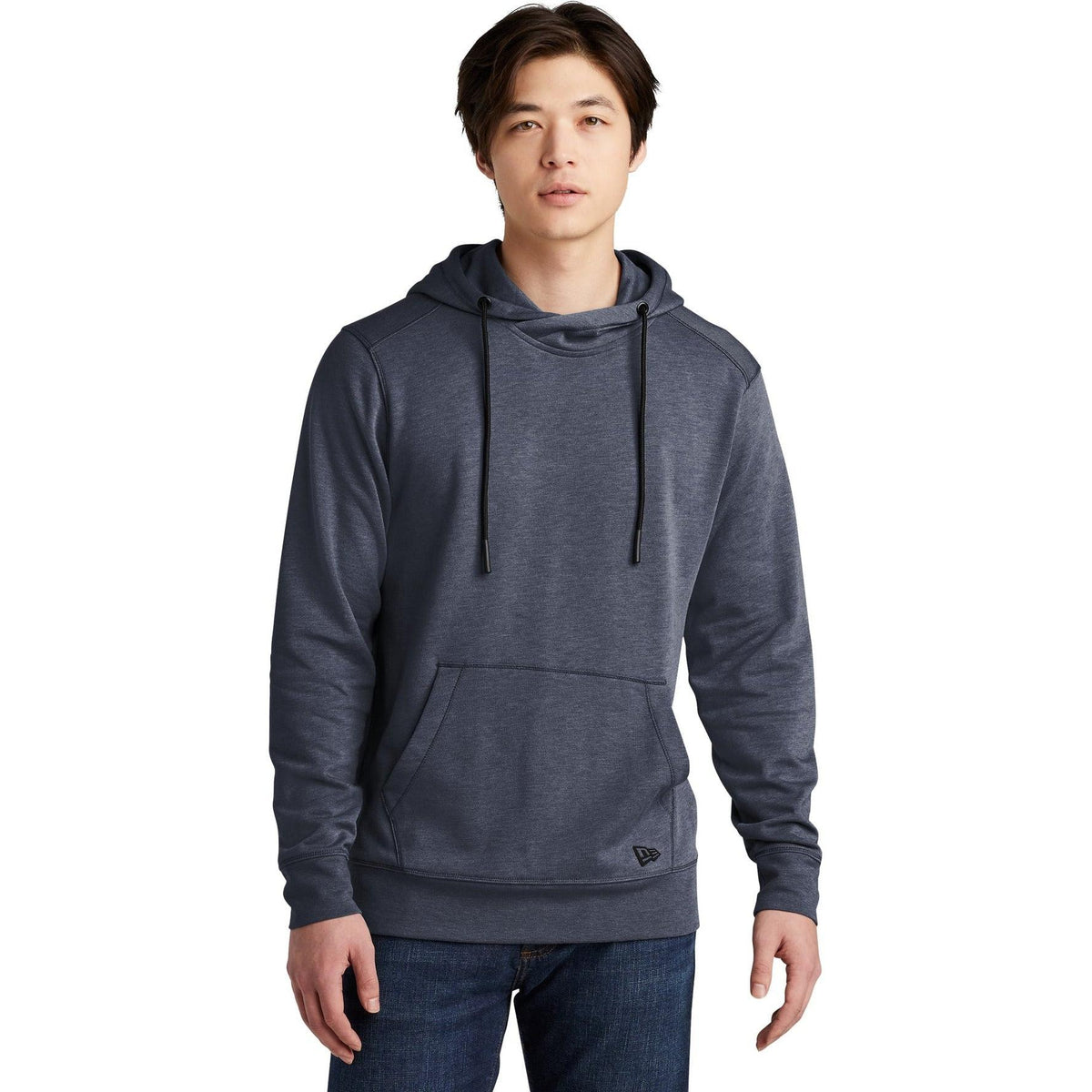 no-logo New Era Tri-Blend Fleece Pullover Hoodie-Hoodies-New Era-Thread Logic