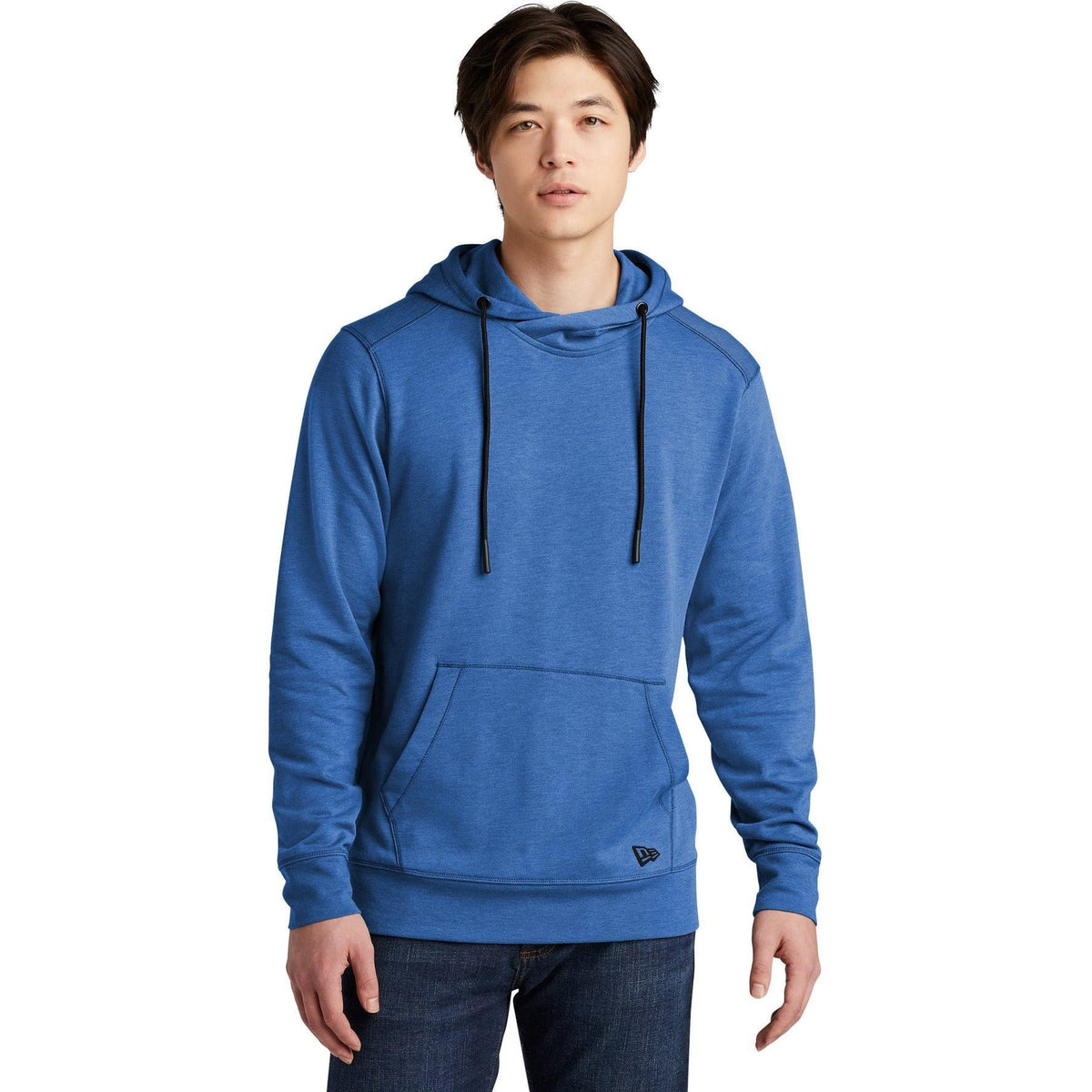 no-logo New Era Tri-Blend Fleece Pullover Hoodie-Hoodies-New Era-Thread Logic
