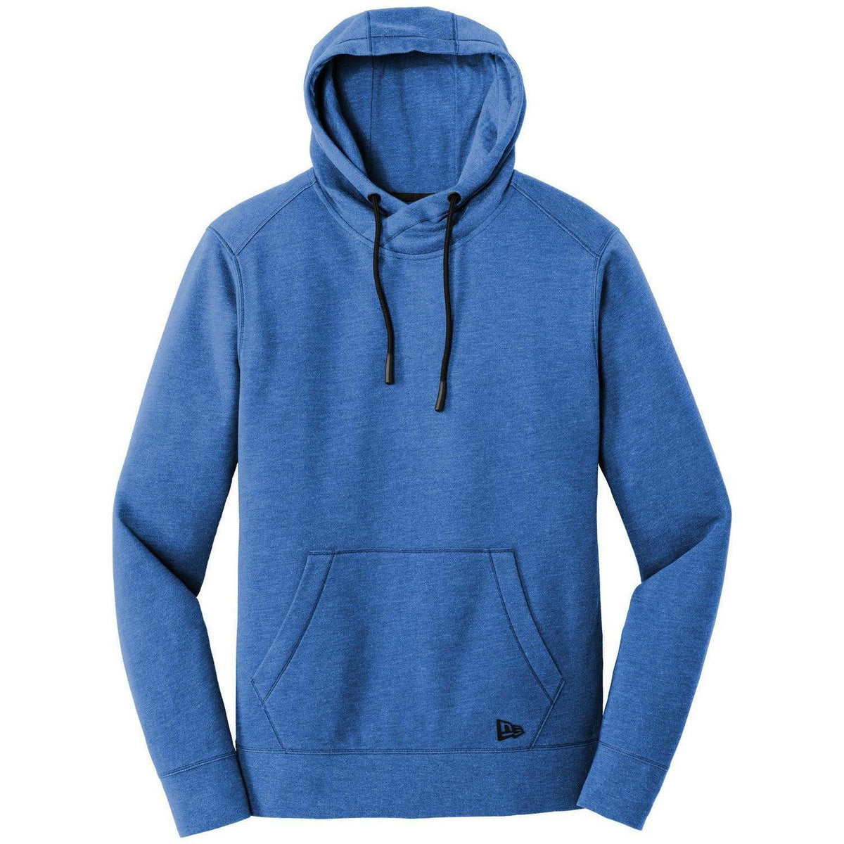 no-logo New Era Tri-Blend Fleece Pullover Hoodie-Hoodies-New Era-Royal Heather-S-Thread Logic