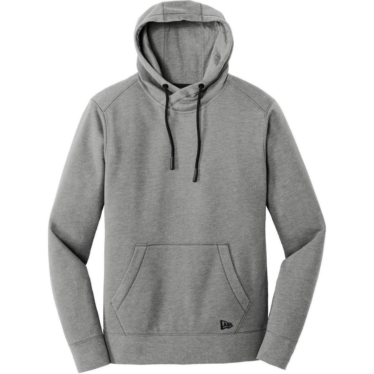 no-logo New Era Tri-Blend Fleece Pullover Hoodie-Hoodies-New Era-Shadow Grey Heather-S-Thread Logic